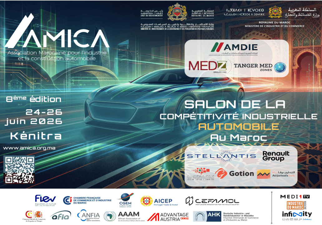 Salon de la Compétitivité Industrielle Automobile au Maroc — 8ème édition — 24-26 Juin 2026
