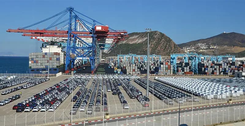 Port Tanger Med - Exportations automobiles